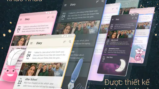 Nhật ký cá nhân có mật khẩu screenshot