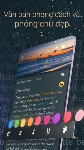 Nhật ký cá nhân có mật khẩu screenshot