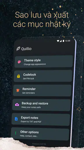 Nhật ký cá nhân có mật khẩu screenshot
