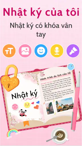 Nhật ký Của tôi có Mật Khẩu screenshot