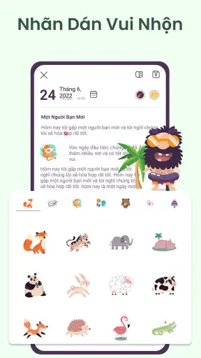 Nhật ký Ghi chú riêng với khóa screenshot