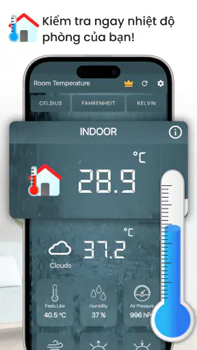 Nhiệt kế++ Nhiệt độ phòng screenshot