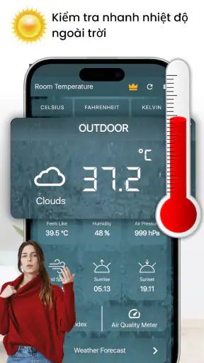 Nhiệt kế++ Nhiệt độ phòng screenshot