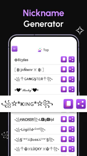Nickname Generator: NickName screenshot