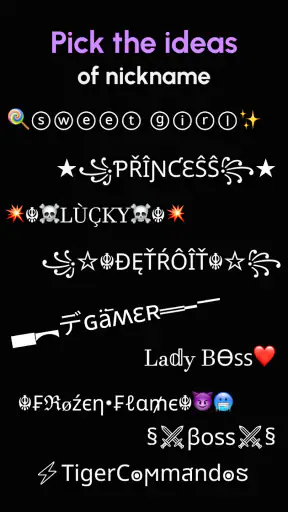 Nickname Generator: NickName screenshot
