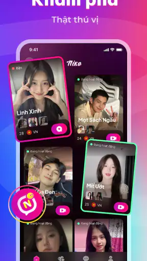Niko - Video Chat & Kết Bạn screenshot