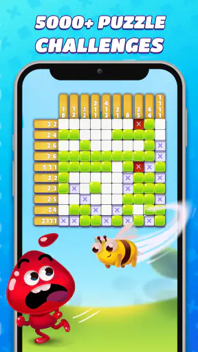Nonogram Crossing Logic Puzzle screenshot