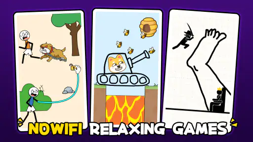 NoWiFi - Relaxing Arcade Games screenshot