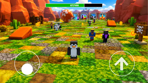 Obby Max 3D Parkour mini games screenshot