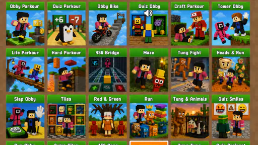 Obby Max 3D Parkour mini games screenshot