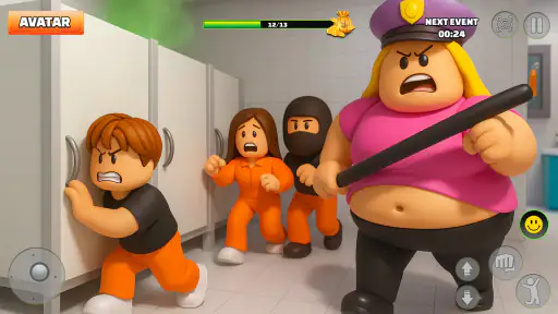 Obby Parkour: Prison Runner 3D screenshot