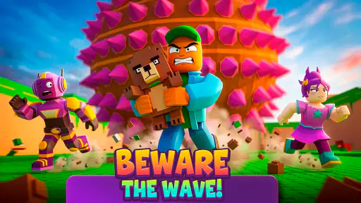 Obby Run: Memerot Tsunami screenshot