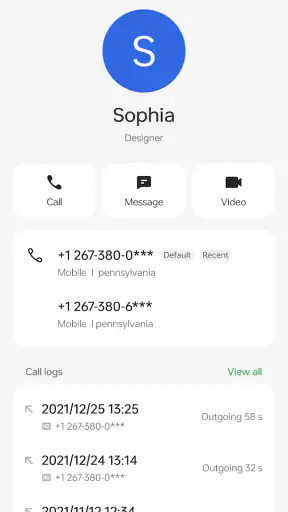 ODialer screenshot