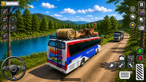 Offroad Bus Simulator 3D Drive screenshot