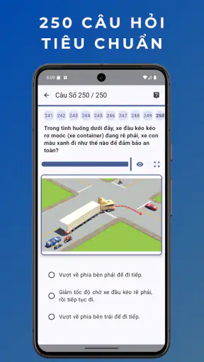 Ôn Thi 250 Câu GPLX A1 screenshot