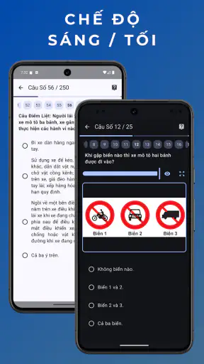 Ôn Thi 250 Câu GPLX A1 screenshot