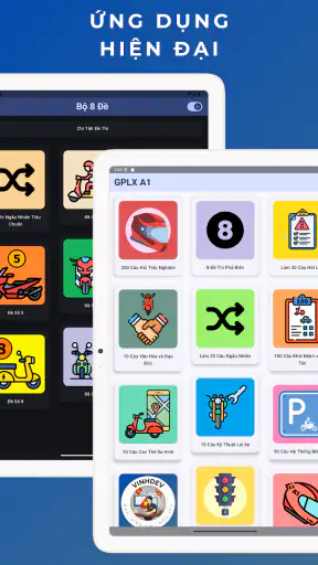 Ôn Thi 250 Câu GPLX A1 screenshot