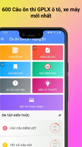 Ôn Thi GPLX 600 Câu (2026) screenshot