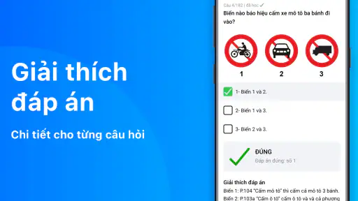 Ôn Thi GPLX 600 Câu Hỏi 2026 screenshot