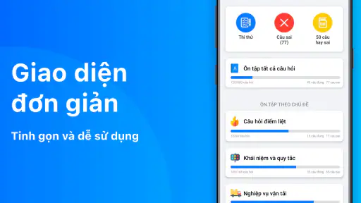 Ôn Thi GPLX 600 Câu Hỏi 2026 screenshot