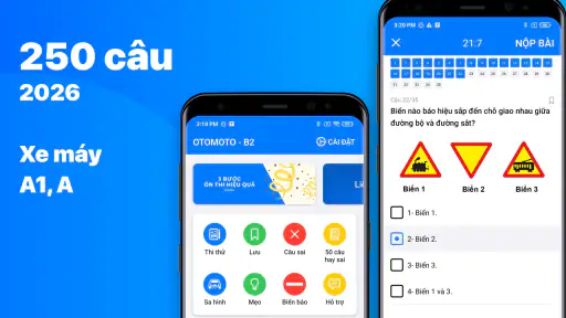 Ôn Thi GPLX 600 Câu Hỏi 2026 screenshot