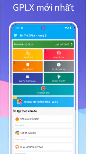 Ôn Thi GPLX - Ô Tô & Xe Máy screenshot