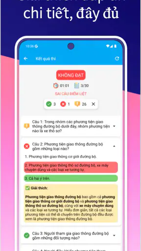 Ôn Thi GPLX - Ô Tô & Xe Máy screenshot