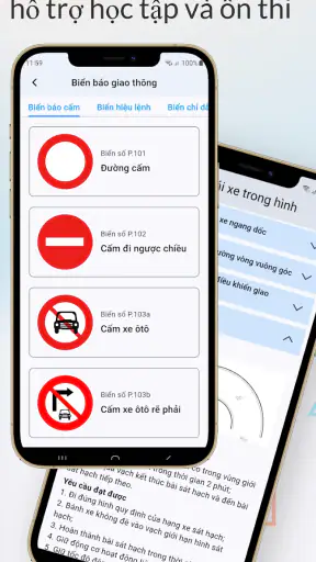 Ôn thi lý thuyết GPLX 2025 screenshot