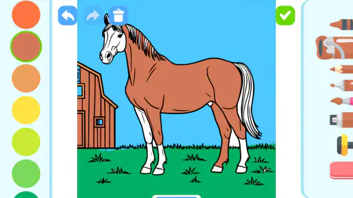 Paint in Color: Coloring Pages screenshot