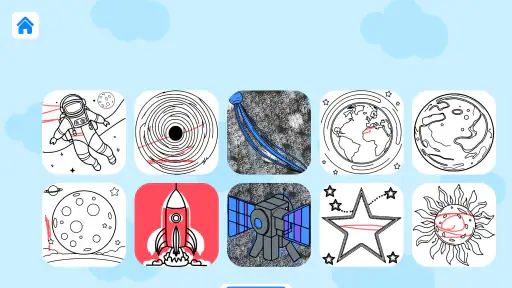 Paint in Color: Coloring Pages screenshot
