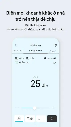 Panasonic Comfort Cloud screenshot
