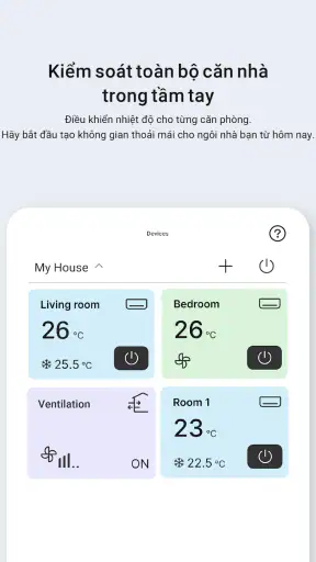 Panasonic Comfort Cloud screenshot
