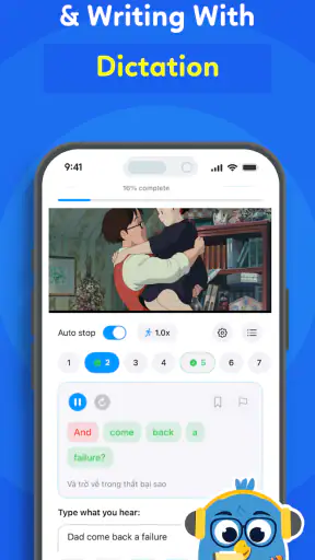 Parroto: Shadowing & Dictation screenshot