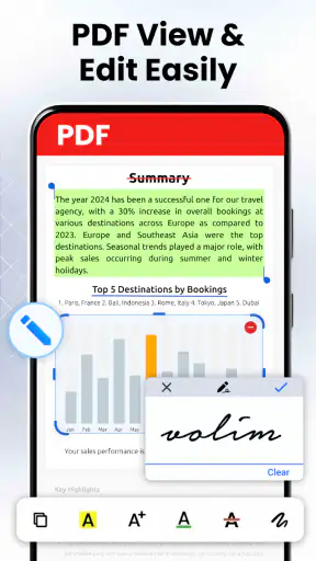 PDF Document Reader & Editor screenshot