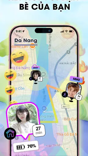 Penlo - Định Vị Bạn Bè screenshot
