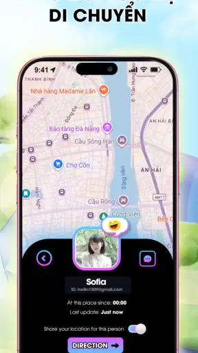 Penlo - Định Vị Bạn Bè screenshot