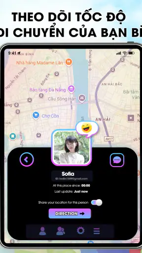 Penlo - Định Vị Bạn Bè screenshot