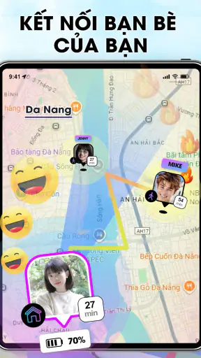 Penlo - Định Vị Bạn Bè screenshot