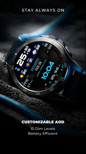 PER27 Digital Watch Face screenshot