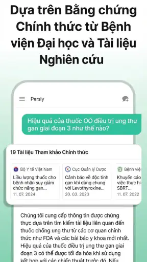 Persly AI Y tế Ung thư Tim Não screenshot