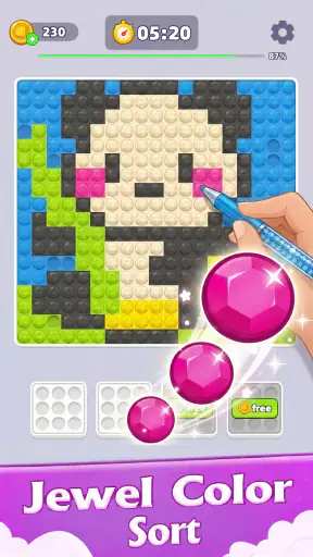 Phân Loại Màu: Game Kim Cương screenshot