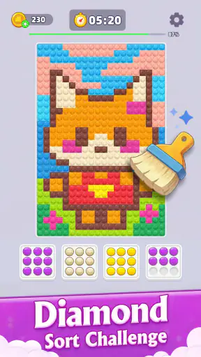 Phân Loại Màu: Game Kim Cương screenshot