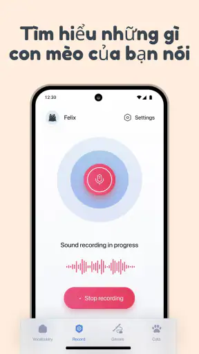 Phiên dịch tiếng mèo app screenshot
