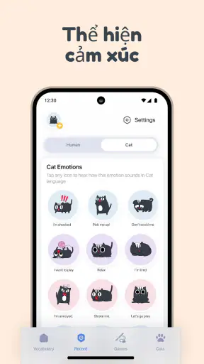 Phiên dịch tiếng mèo app screenshot