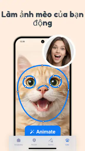 Phiên dịch tiếng mèo app screenshot