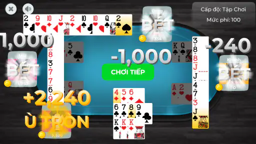 Phỏm Offline - Tá Lả Miền Nam screenshot