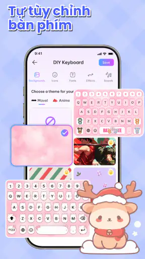 Phông Chữ & Chủ Đề Bàn Phím screenshot