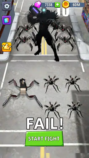 Phòng vệ sinh Monster Battle screenshot