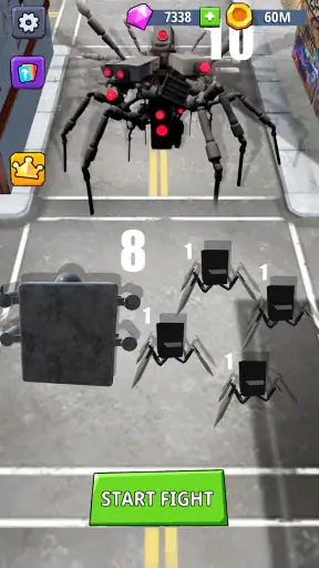 Phòng vệ sinh Monster Battle screenshot
