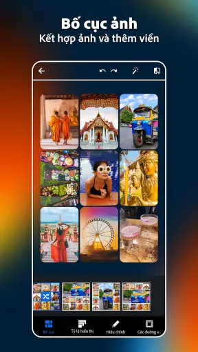 Photoshop Express hiệu ứng ảnh screenshot